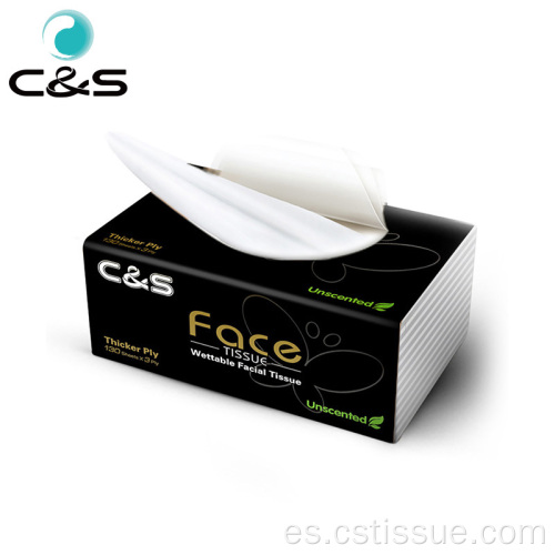 Absorción de tejido facial humectable